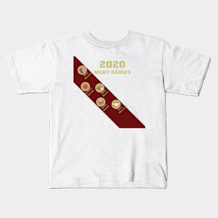 2020 Merit Badges - Basic Set Kids T-Shirt